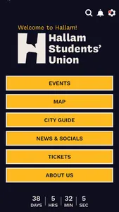 Hallam Students Welcome Week screenshot 0