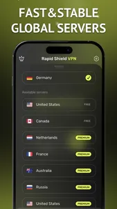 Rapid Shield VPN - Secure&Fast screenshot 1