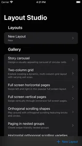 Layout Studio screenshot 1