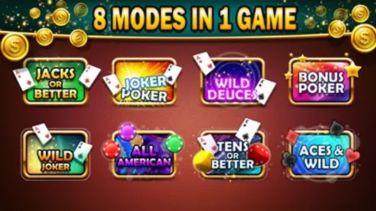 Video Poker Casino Pro Offline screenshot 0