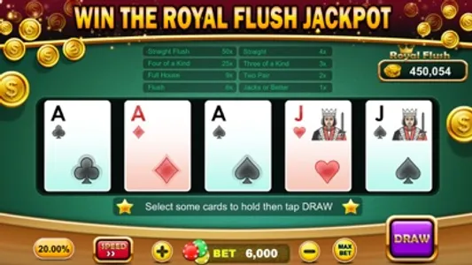 Video Poker Casino Pro Offline screenshot 1