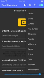 Gold Calculator++ screenshot 5