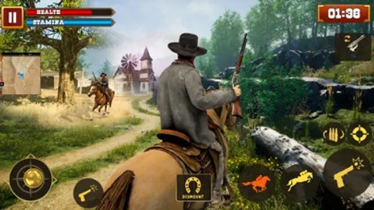 West Cowboy Horse Riding Games screenshot 0