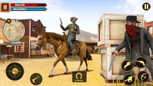 West Cowboy Horse Riding Games screenshot 1