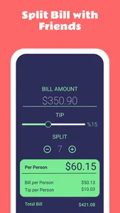 Tip Calculator++ Bill Splitter screenshot 2