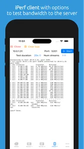 iPerf Tools screenshot 1