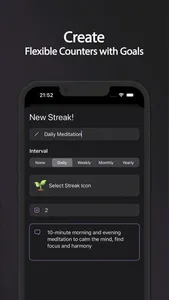 StreakLine - Counter & Habits screenshot 1