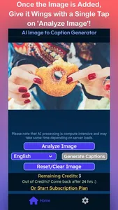 AI Image to Caption Generator screenshot 1