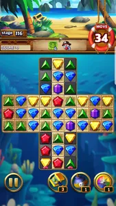 Jewels Pirate - Match 3 Puzzle screenshot 4