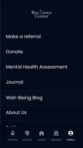 Resiliency Center screenshot 3