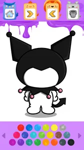 Color book for kuromi sanriO screenshot 0