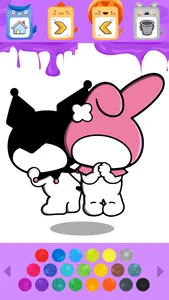 Color book for kuromi sanriO screenshot 4