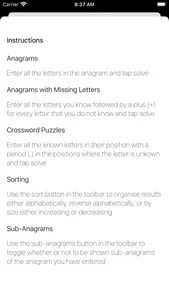 Anagram Solver screenshot 4