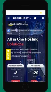 GoSSDHosting screenshot 1