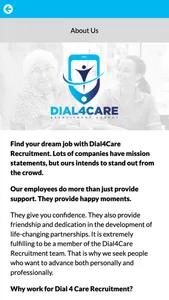 Dial4Care Recruitment Ltd screenshot 1