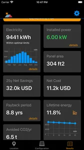 Solar APP: PV Solar Calculator screenshot 1