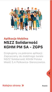 NSZZ Solidarność KGHM PM SA screenshot 1