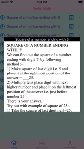 Vedic Mathematics screenshot 1