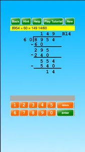 Long Division & Multiplication screenshot 1