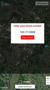 TraksUs Map App screenshot 1