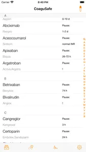 CoaguSafe - Anticoagulant screenshot 0