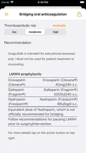 CoaguSafe - Anticoagulant screenshot 3