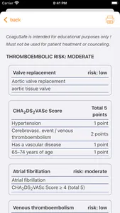 CoaguSafe - Anticoagulant screenshot 4