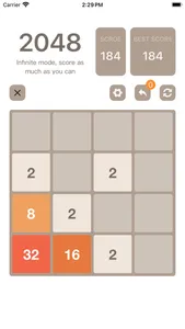 2048-经典快乐益智数字游戏 screenshot 1