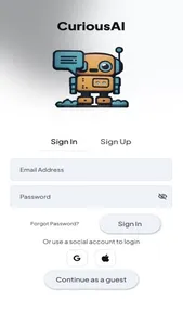 CuriousAI: Chatbot screenshot 0