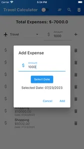 Travel Expense Calculator screenshot 2