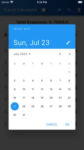 Travel Expense Calculator screenshot 3