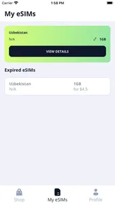 uSIM: Always be online! screenshot 3