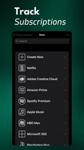 Subscription Manager - Tracker screenshot 1