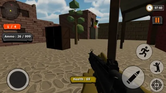 Chicken Roosters Gun Fight screenshot 3