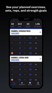 Gains - Workout Tracker screenshot 1