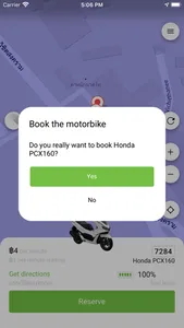 Motorbikesharing screenshot 1