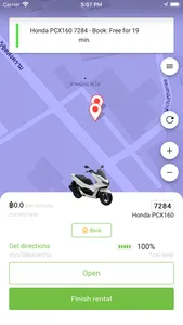 Motorbikesharing screenshot 2
