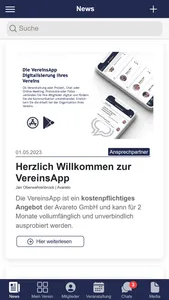 Vereins-App screenshot 0