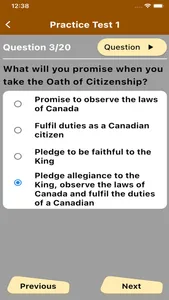 Canadian Citizenship Test-2023 screenshot 4