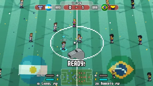 Pixel Cup Soccer - Ultimate screenshot 1