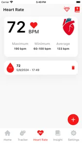 Heart Rate Monitor: BP Tracker screenshot 0