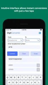 Digit Converter - Base Calc screenshot 1