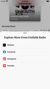 Unifaith Radio screenshot 2
