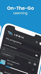Ionic LMS screenshot 1