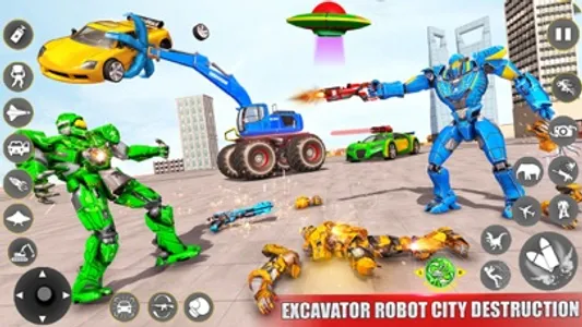 Crane Robot Car Game 3D screenshot 0