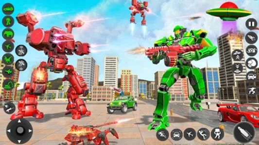 Crane Robot Car Game 3D screenshot 1