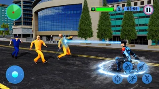 Super Rope Hero-City Rescue 3D screenshot 1