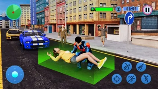 Super Rope Hero-City Rescue 3D screenshot 3