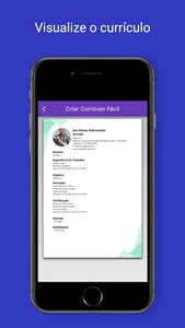 Meu Currículo Fácil e Simples screenshot 2