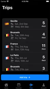 Schengen Calendar screenshot 2